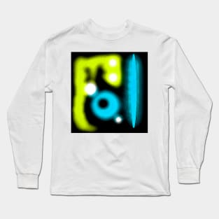 Blue black and yellow in the maze Long Sleeve T-Shirt